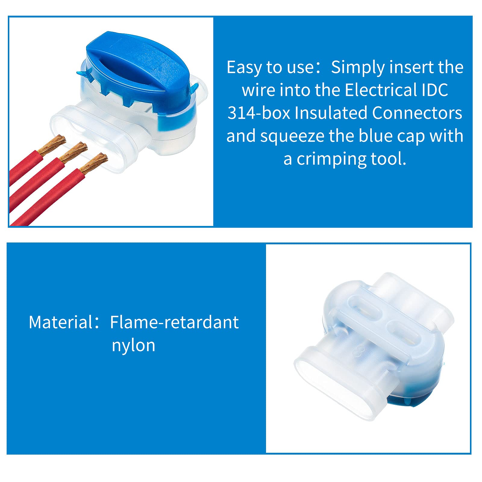 TOODOO dielectric-tested connector endures high voltage without breakdown.