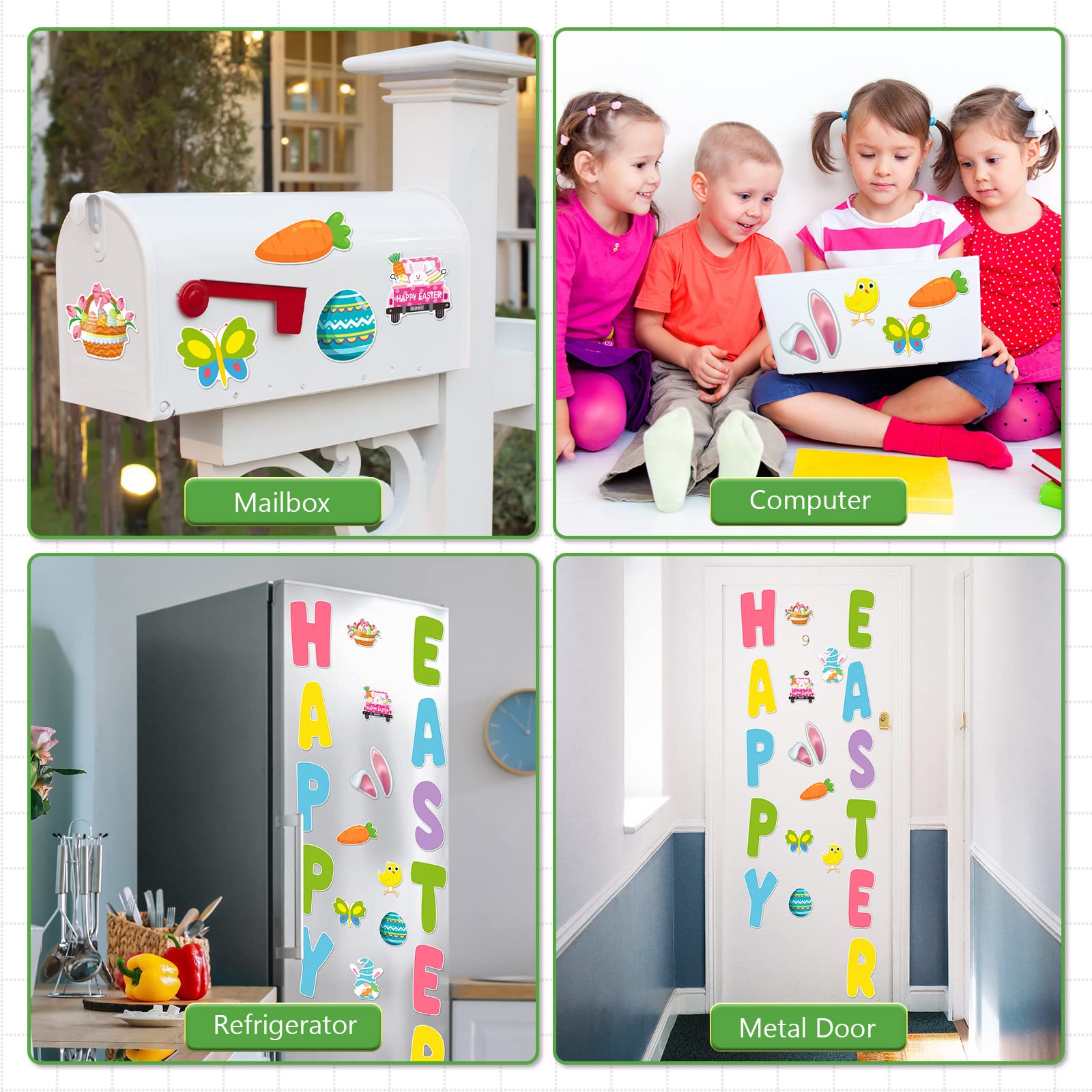 TOODOO flower baskets magnet enhances seasonal scenes on metal walls or doors