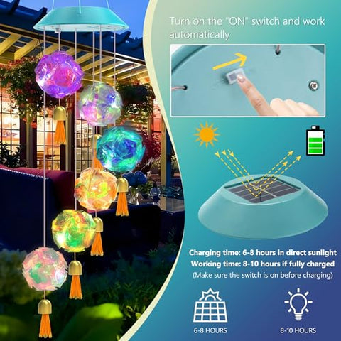 Toodour color-changing LED balls create magical garden ambiance after dark