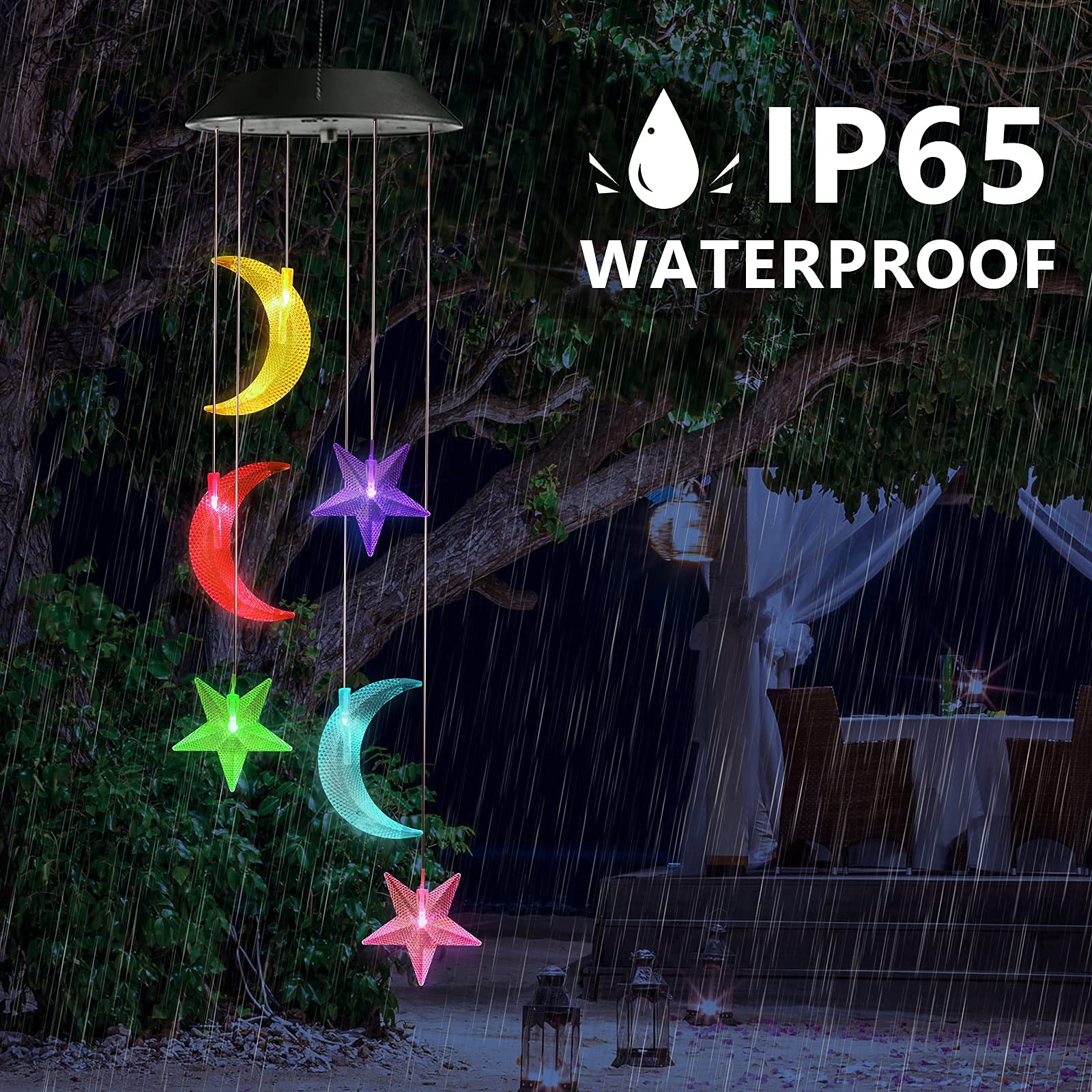 Toodour wind chimes feature a swivel hook for easy hanging anywhere.