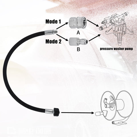 Tool Daily hose with 3/8 NPT solid end for secure fittings.