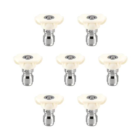Tool Daily 40-degree nozzle pack delivers controlled cleaning for delicate surfaces.