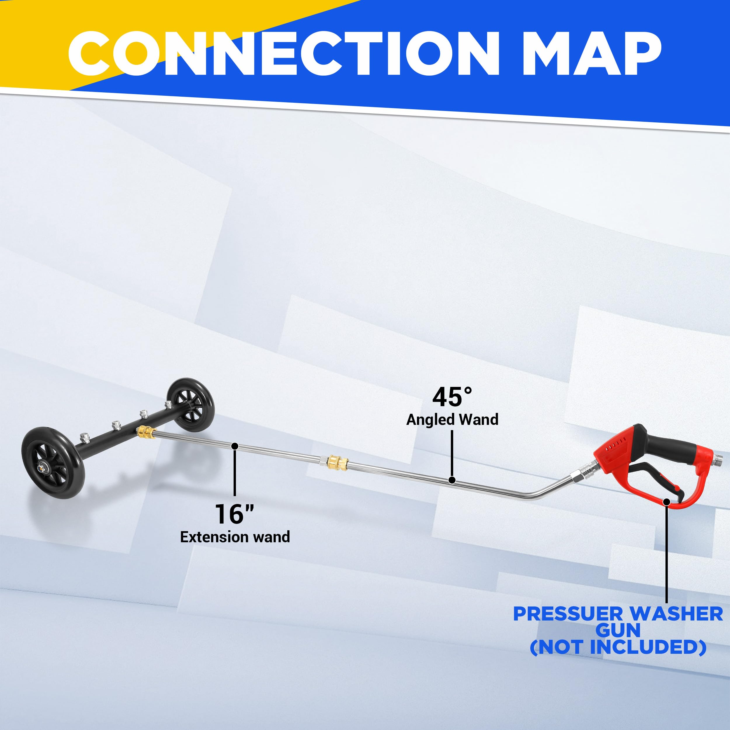 Tool Daily 45-degree curved extension wand 16-inch reaches tough undercarriage spots with precision