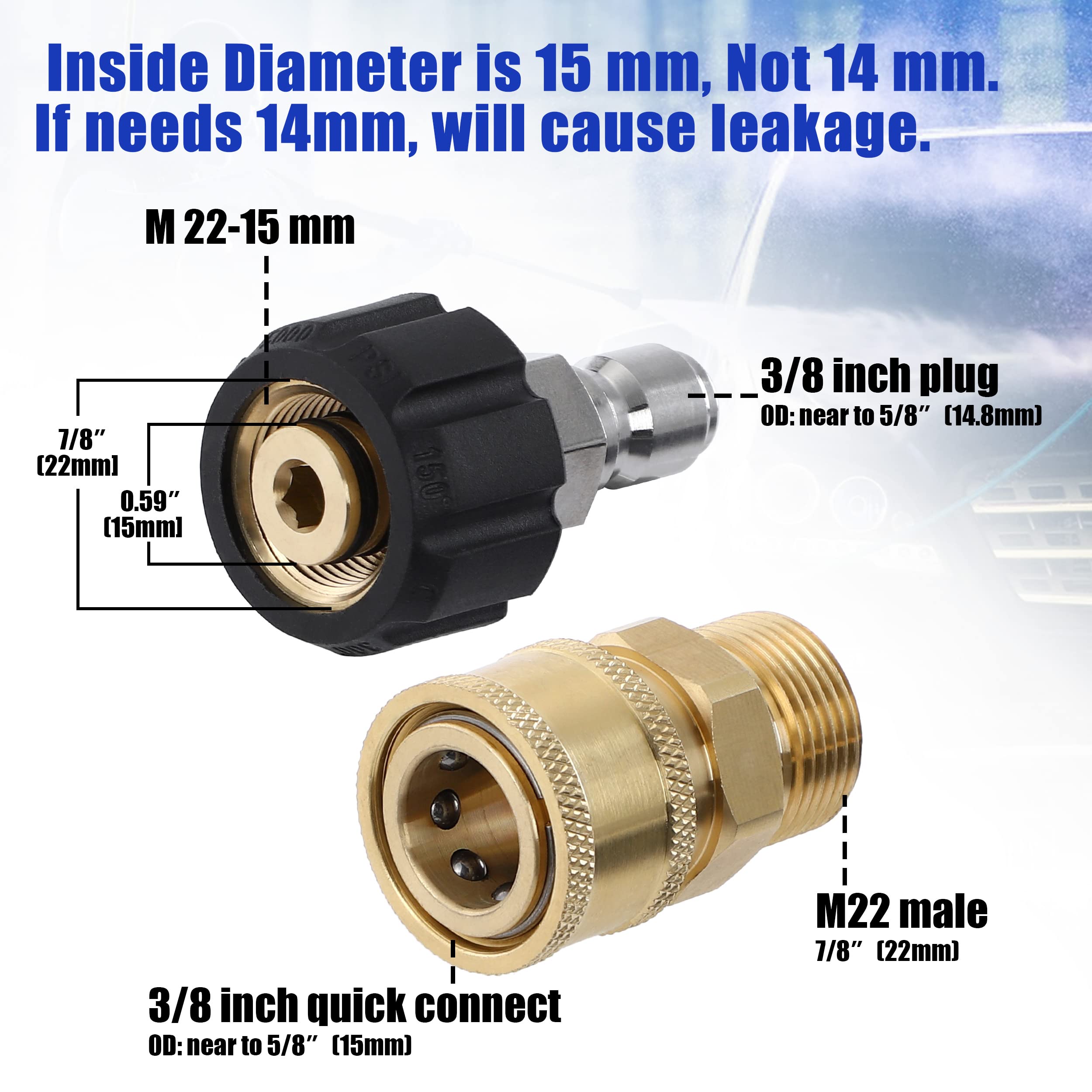 Tool Daily adapter supports up to 5000 PSI for powerful cleaning potential