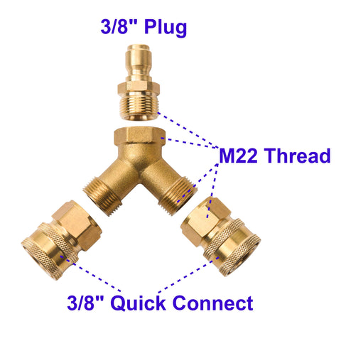 Tool Daily brass 3/8 quick-coupler fittings designed for high PSI use