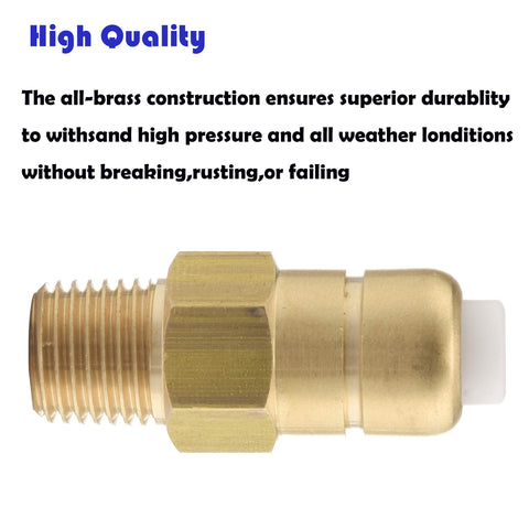 Tool Daily 1/4 in NPT valve fitting ensures easy installation and secure seal