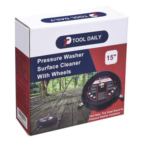 Tool Daily surface cleaner works with most gas and electric washers.
