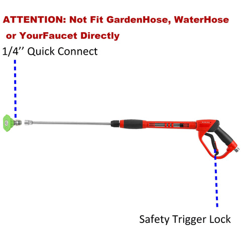 Tool Daily Deluxe 15-degree nozzle for focused cleaning