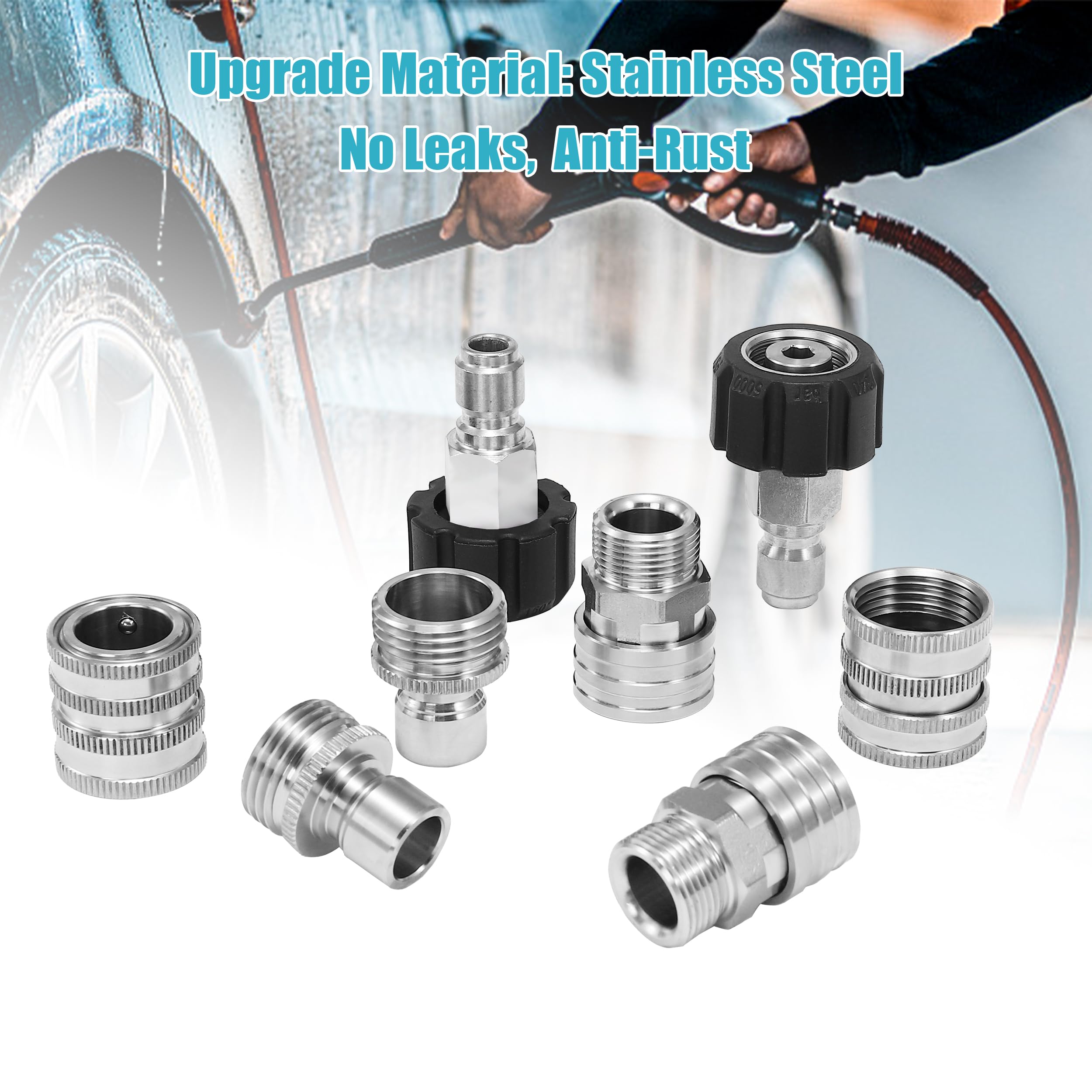 Tool Daily eight-piece set boosts pressure washer versatility on site.