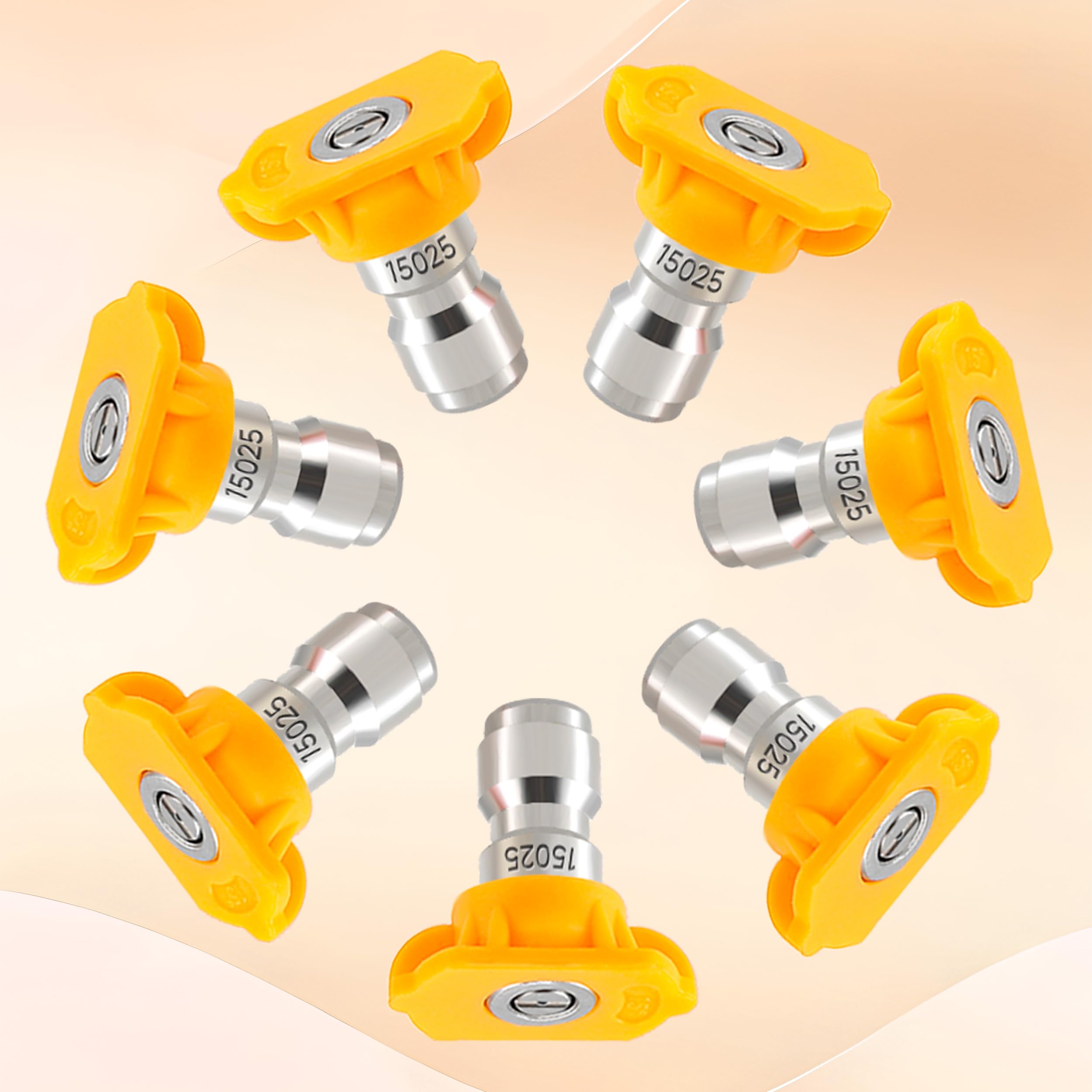 Tool Daily nozzle tips deliver even high-pressure flow for efficient grime removal.