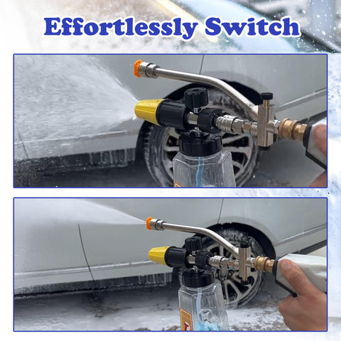 Tool Daily foam cannon with 1-liter bottle for longer cleaning sessions