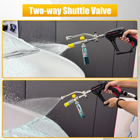 Tool Daily foam cannon foam in action delivering rich spray