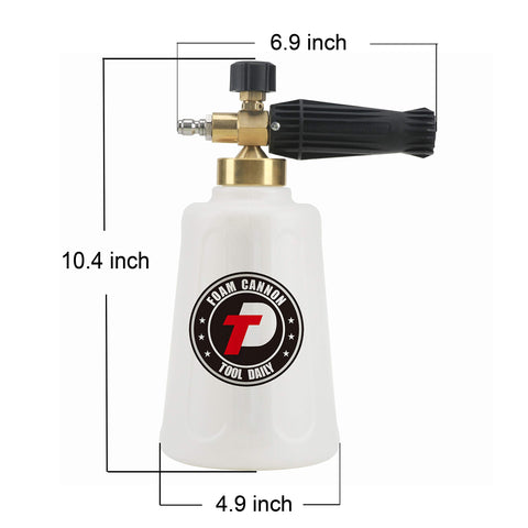 Tool Daily foam cannon versatile for cars, driveways, and windows