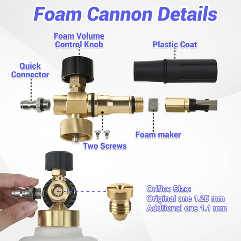 Tool Daily foam cannon wide-mouth container makes filling effortless