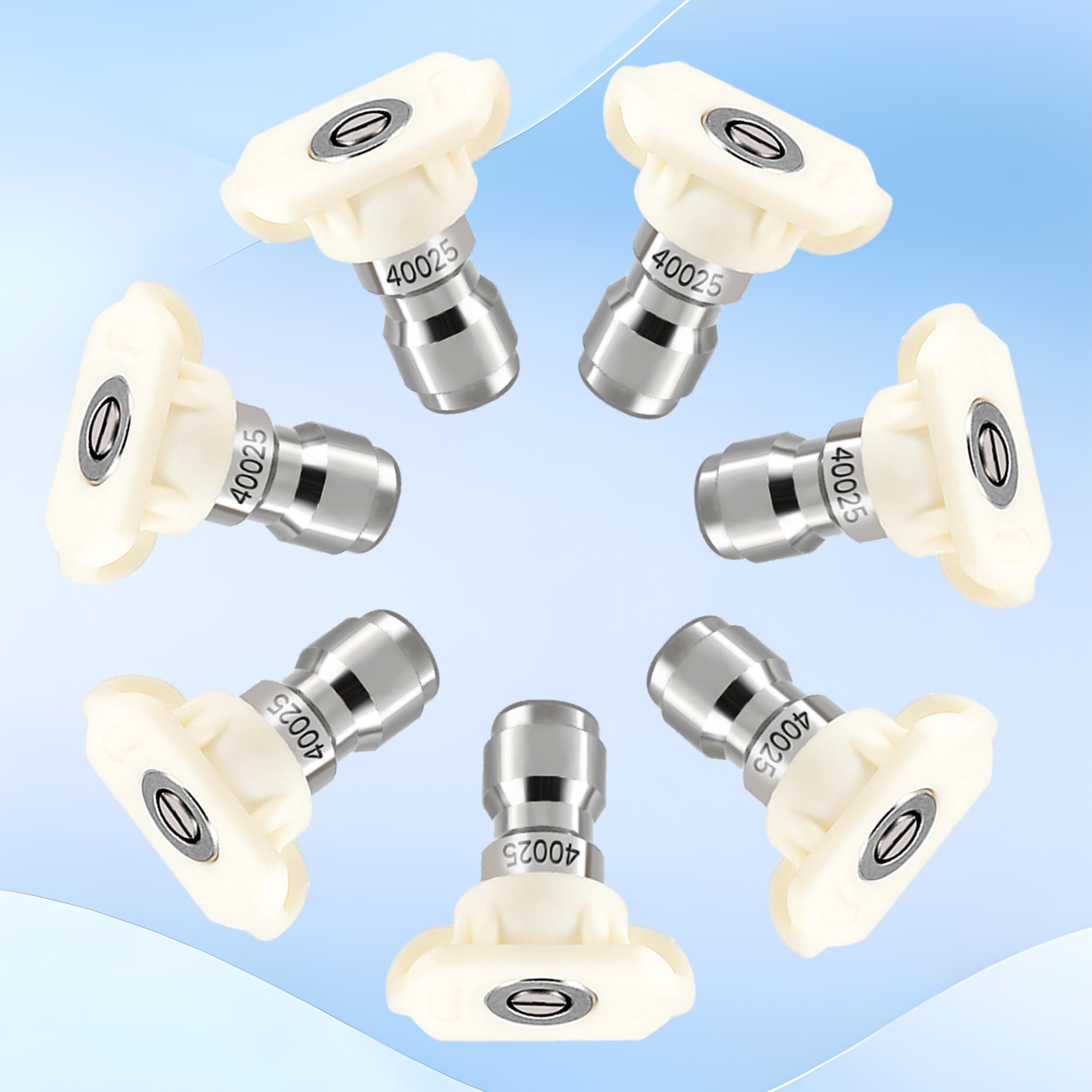 Tool Daily high-pressure tips deliver targeted cleaning from the nozzle tip.