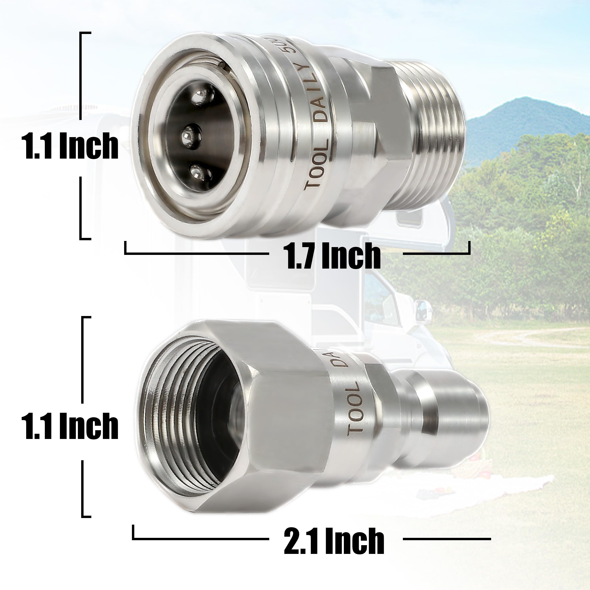 Tool Daily pressure-washer hose attachment expands compatibility with many brands and fittings.