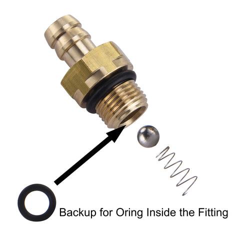 Tool Daily injector set check valve balls ensuring reliable soap flow.