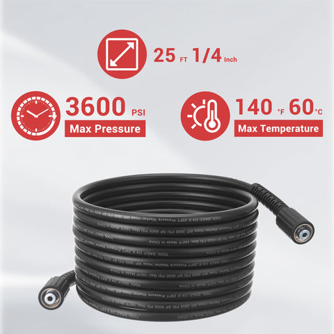 Tool Daily kink-resistant hose supports smooth cleaning motion.