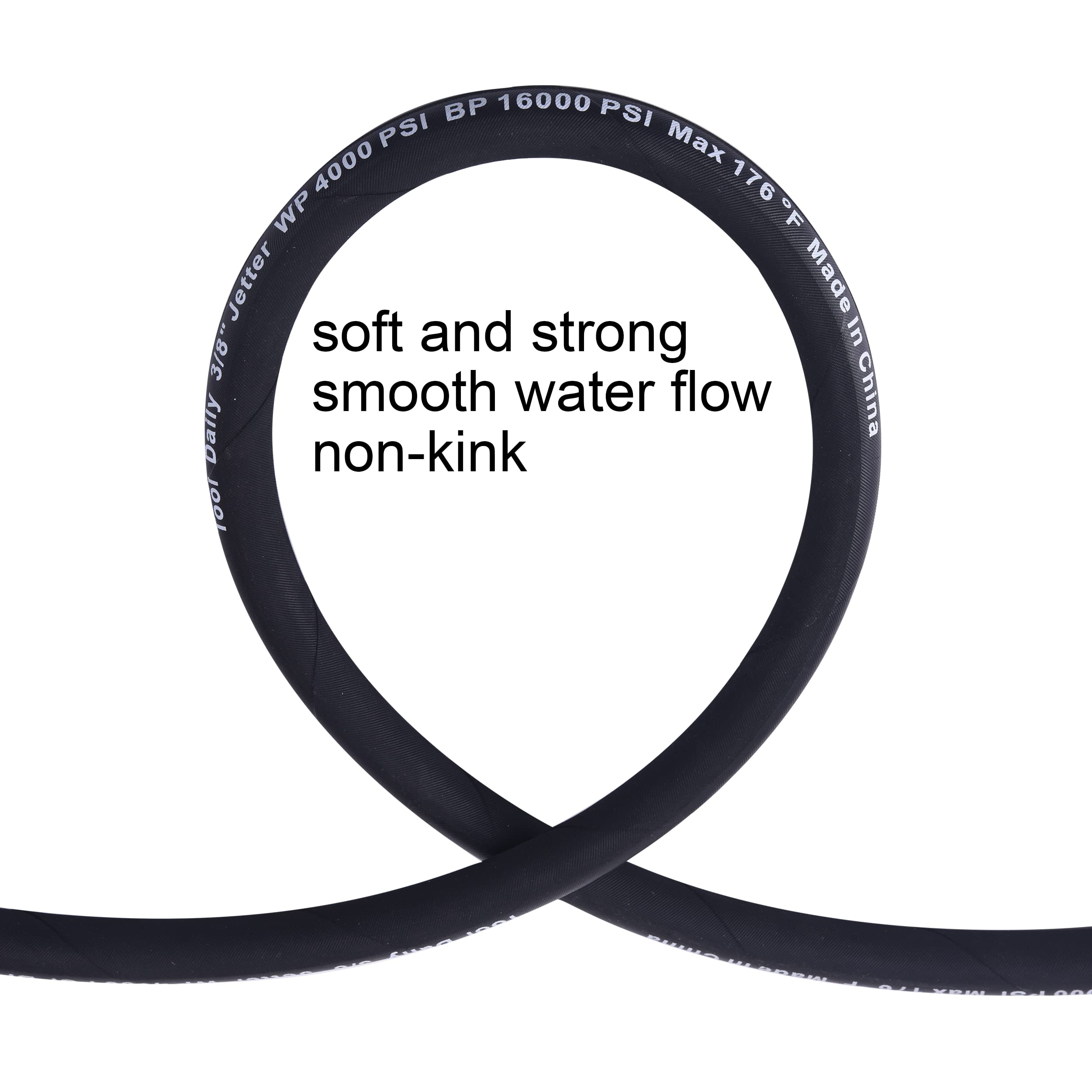 Tool Daily 8ft hose set with adapters included in the package