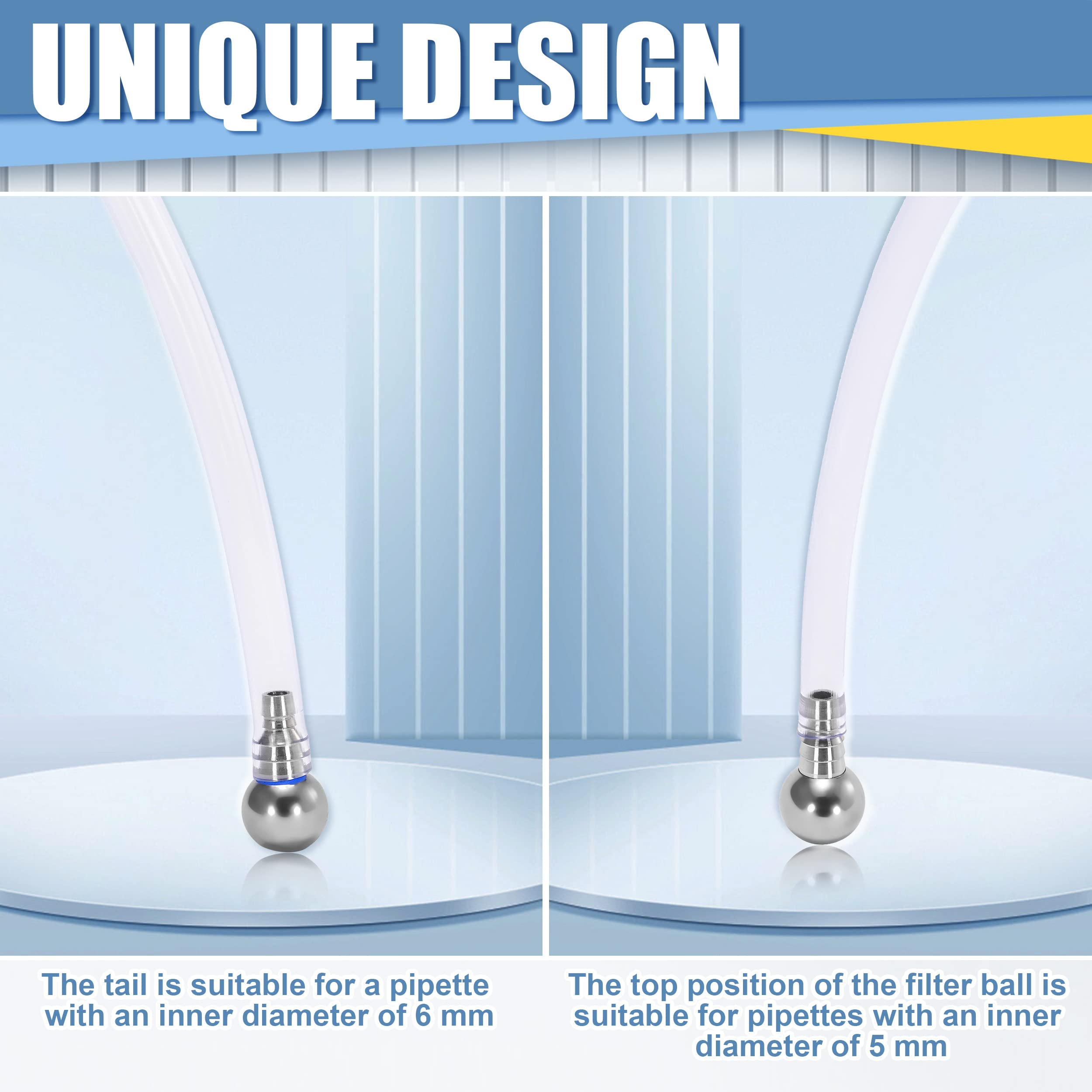Tool Daily package contents showing four straws and two filter balls for quick setup