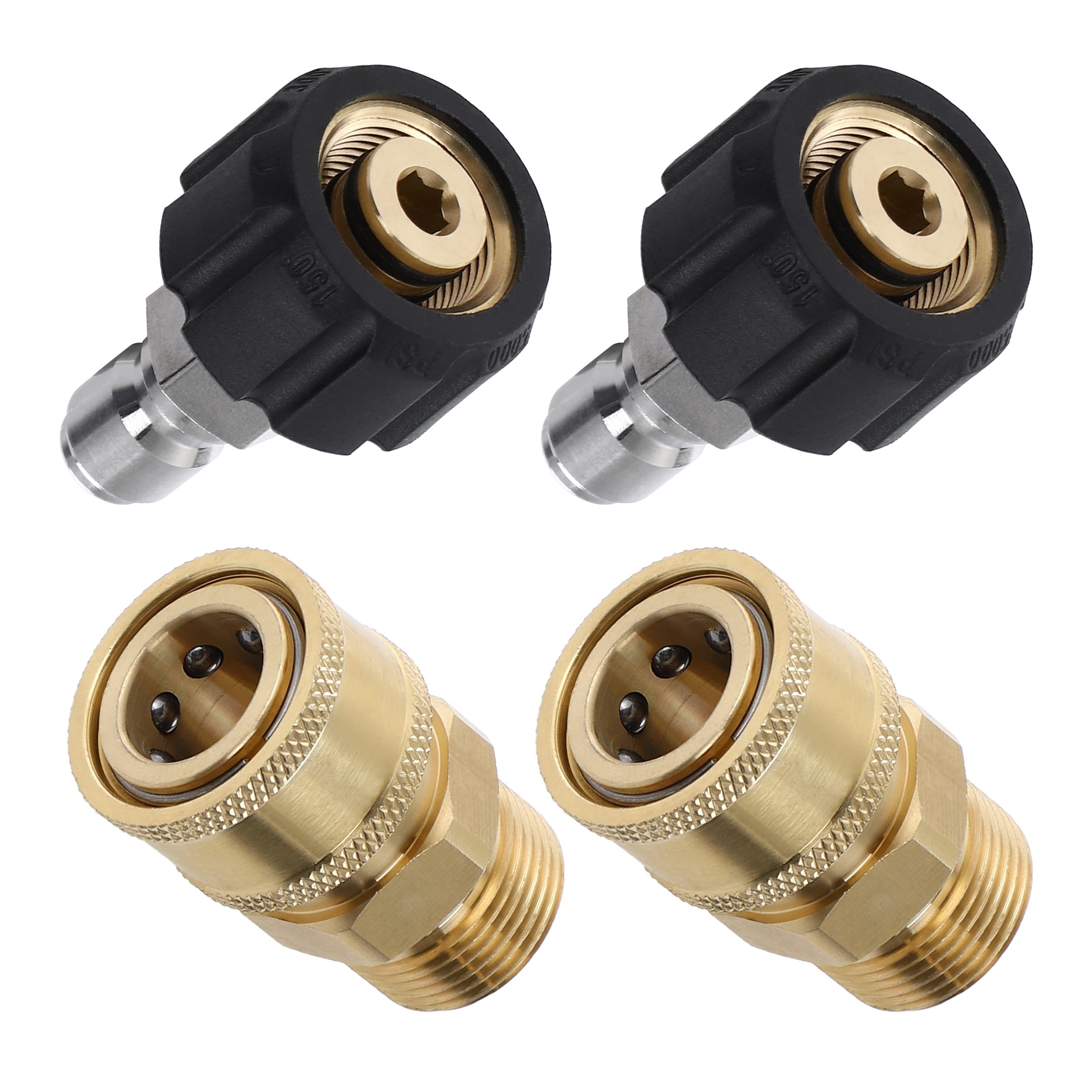 Tool Daily pressure washer adapter set with quick-connect for fast setup
