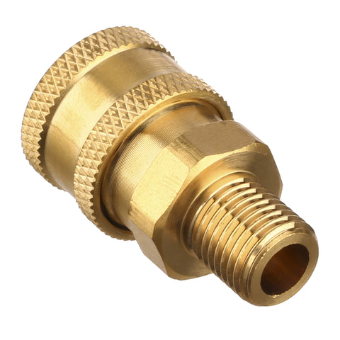 Tool Daily pressure washer coupler compatible with most equipment for easy quick changes.
