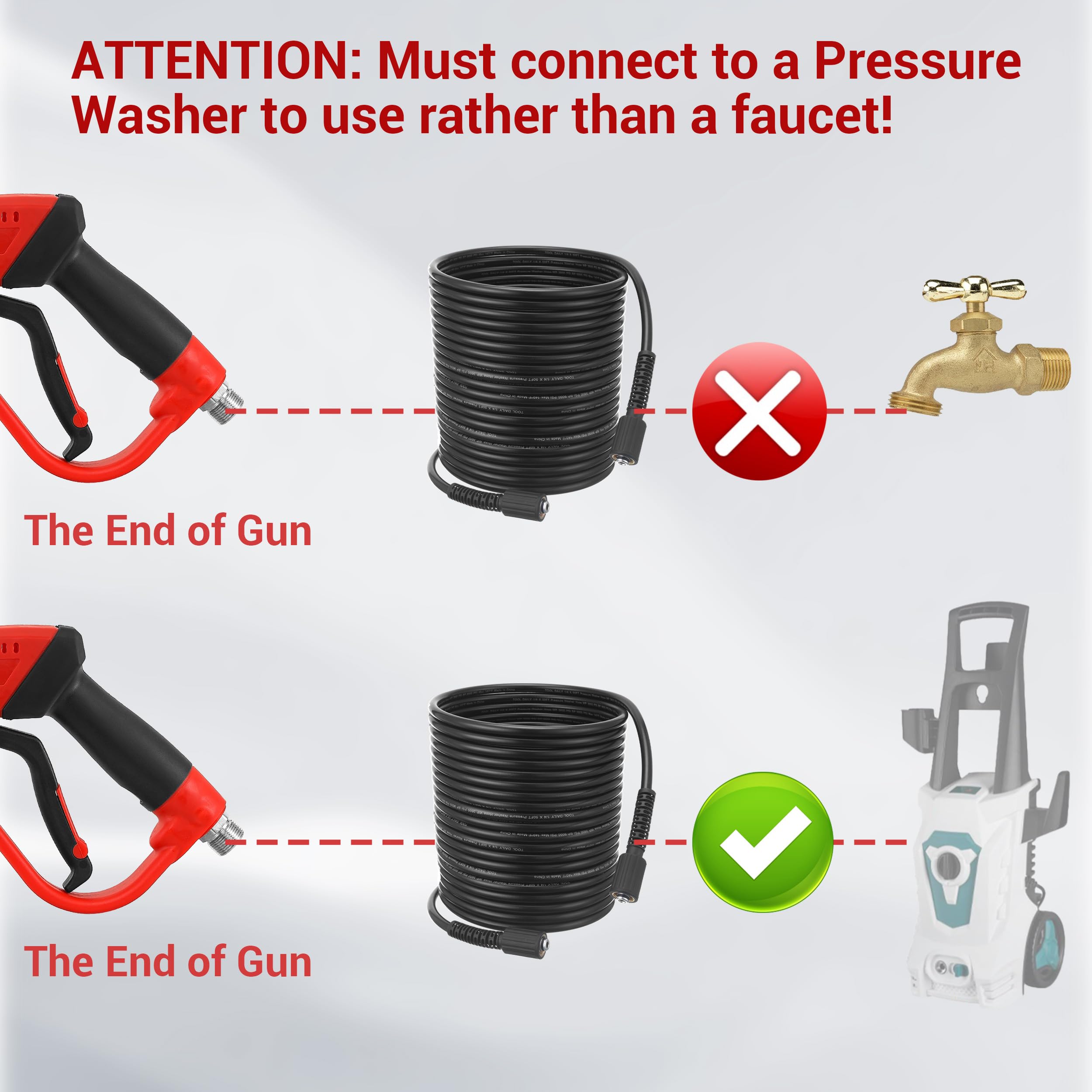 Tool Daily pressure washer gun with 24-inch wand for mid-range projects.