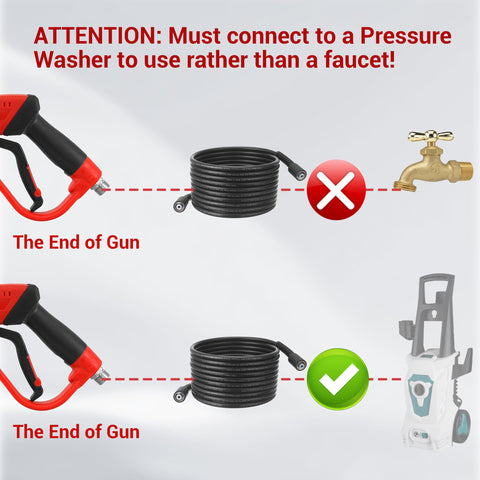 Tool Daily pressure washer gun with 24-inch length for mid-range cleans.
