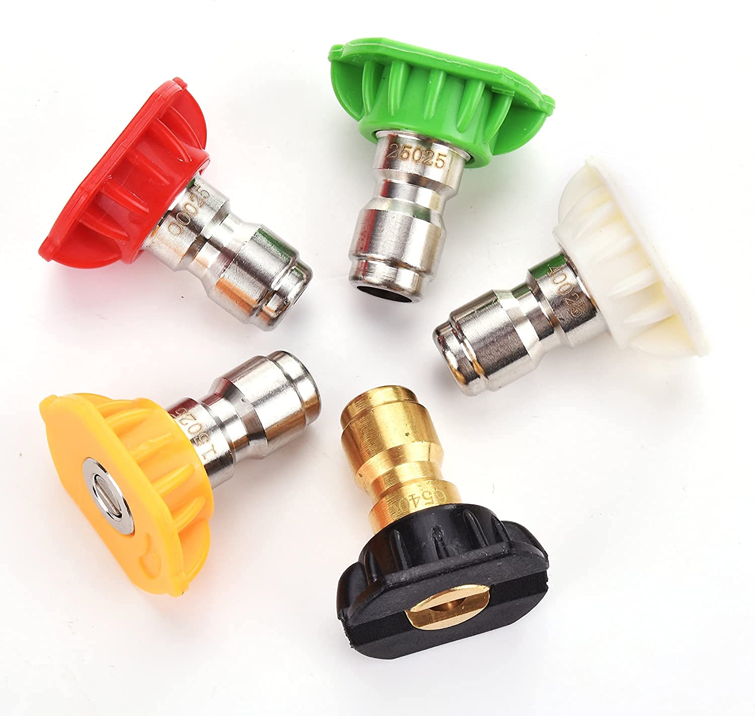Tool Daily 40-degree white nozzle offers wider spray for general surfaces.