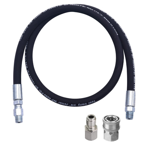 Tool Daily pressure washer whip hose with swivel for easier reel hookup