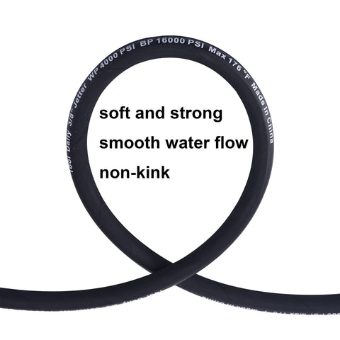 Tool Daily jumper hose connects pump to reel neatly during operation