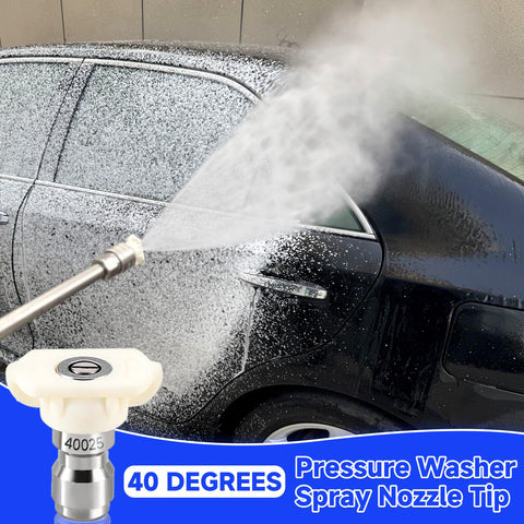 Tool Daily quick-connect 1/4-inch enables easy attachment to pressure wands.