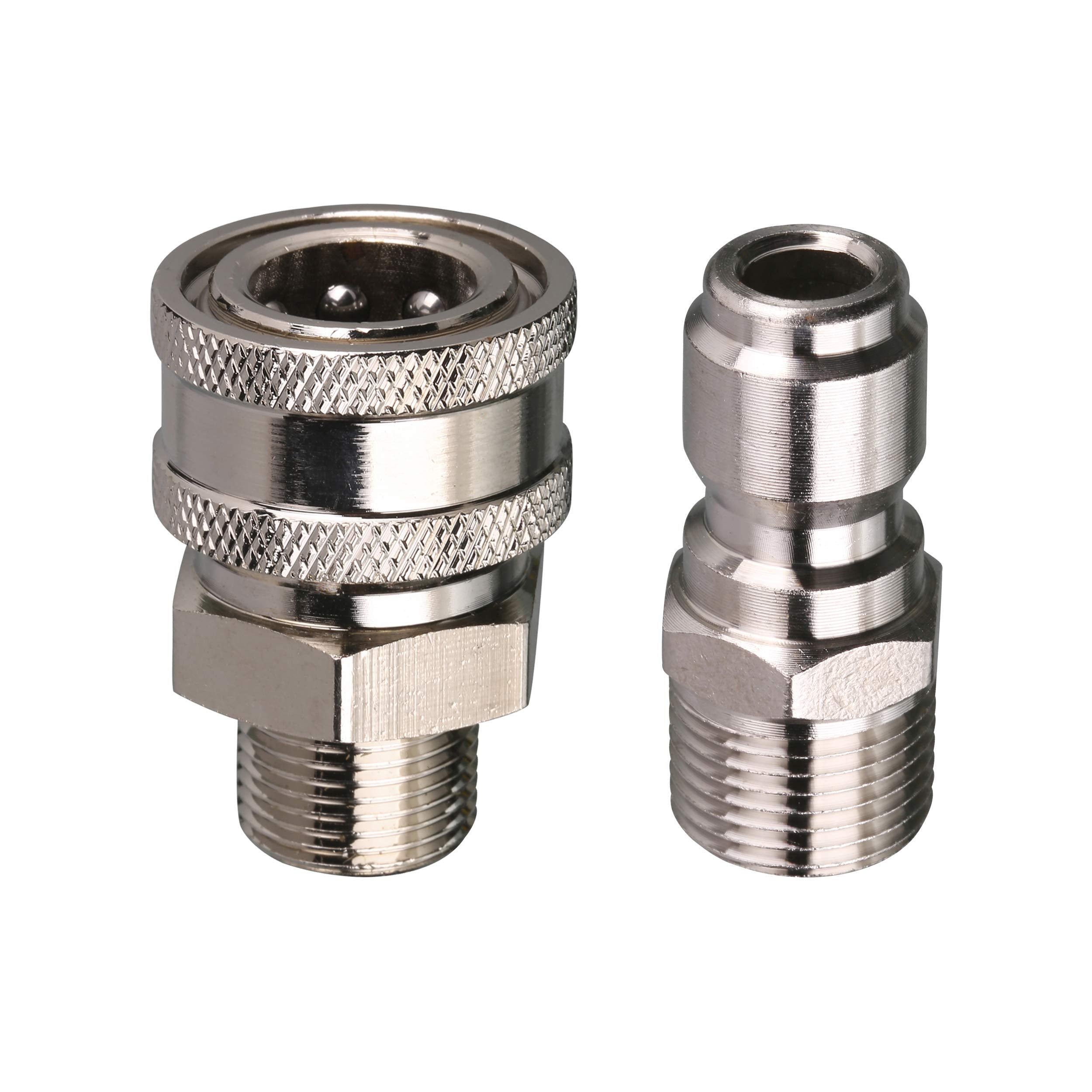 Tool Daily quick coupler plug and socket for easy 3/8 inch hose setup