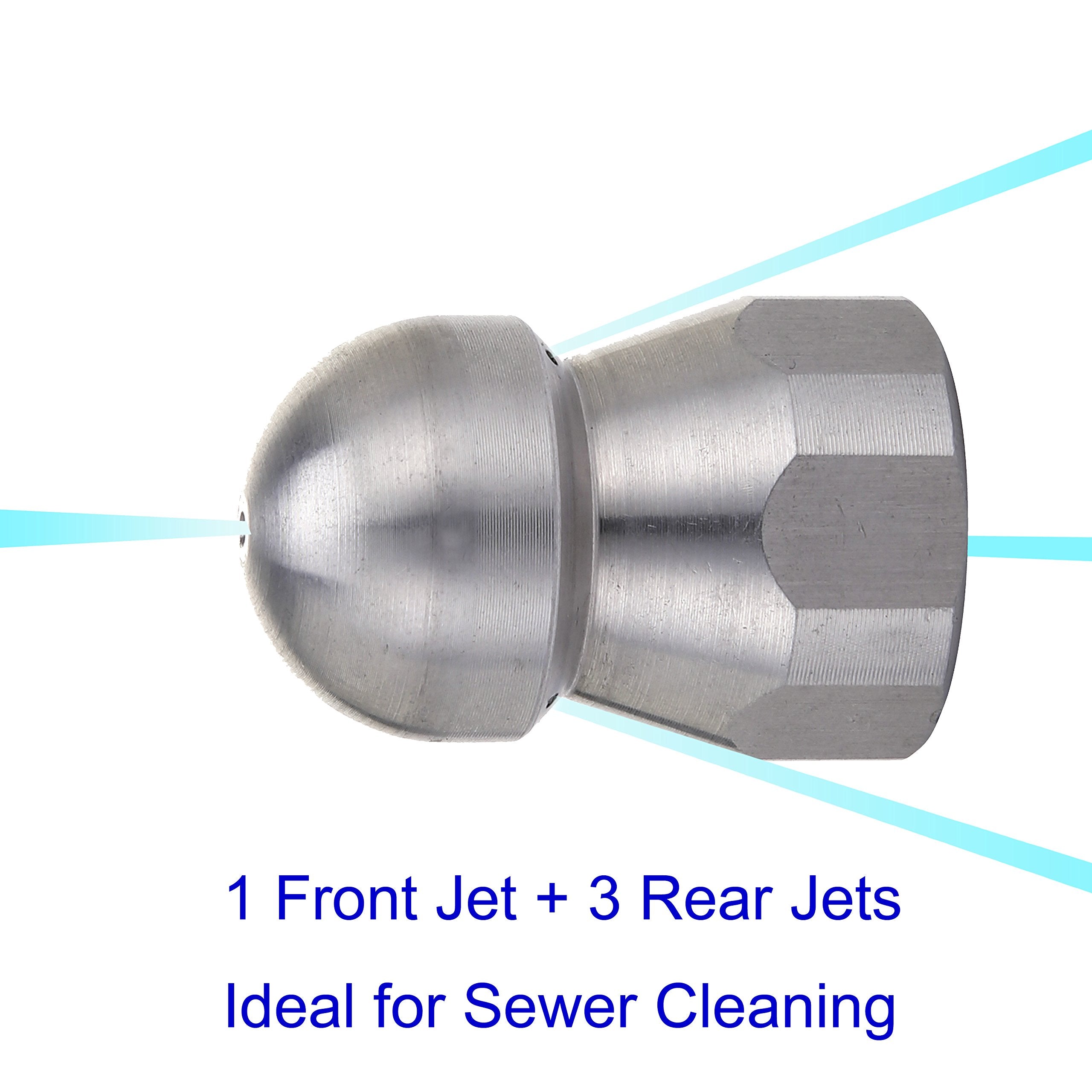 Tool Daily nozzle side profile showing robust build for high-pressure cleaning