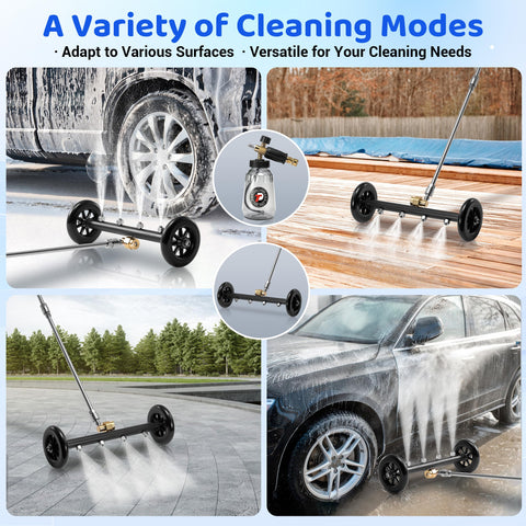 Tool Daily stainless steel nozzles option for leak free use.