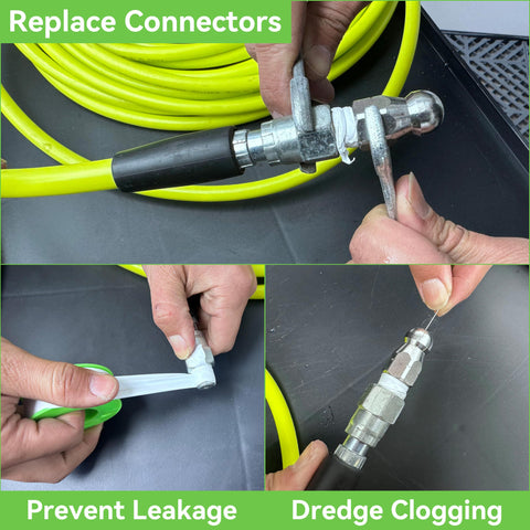 Tool Daily teflon tape and spanners for leak-free setup.