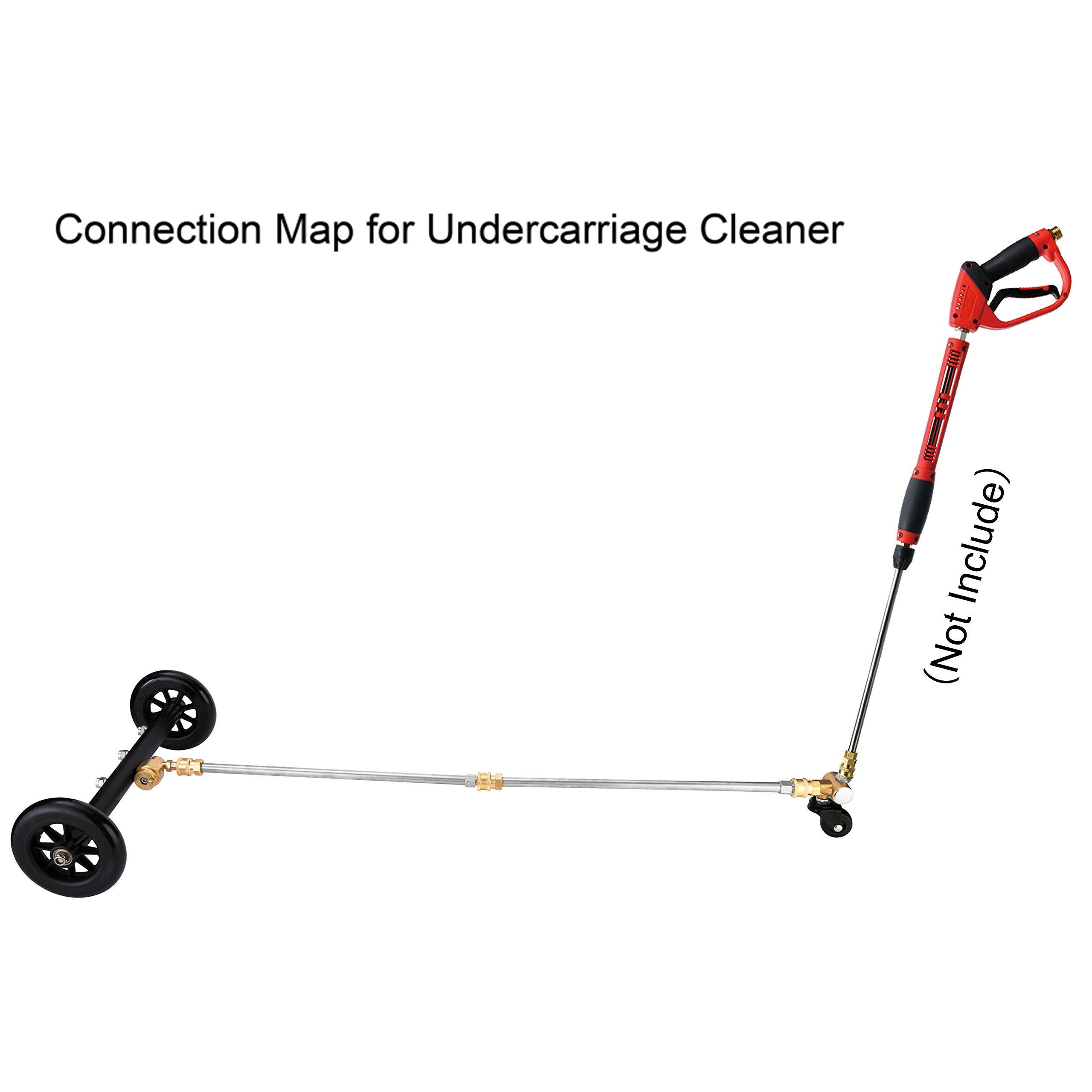 Tool Daily underbody cleaner removing road grime beneath a vehicle