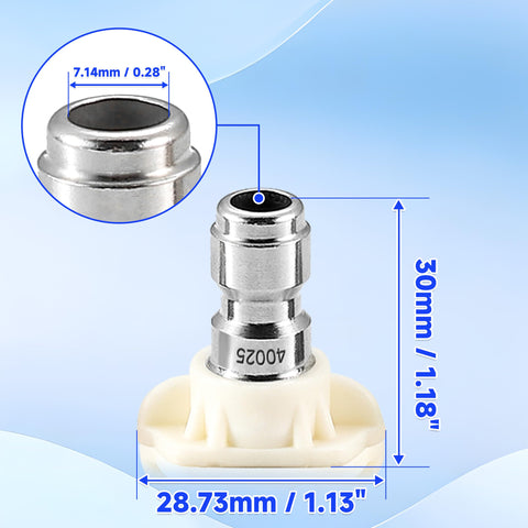 Tool Daily wide-area nozzle helps reach tough spots without ladders.