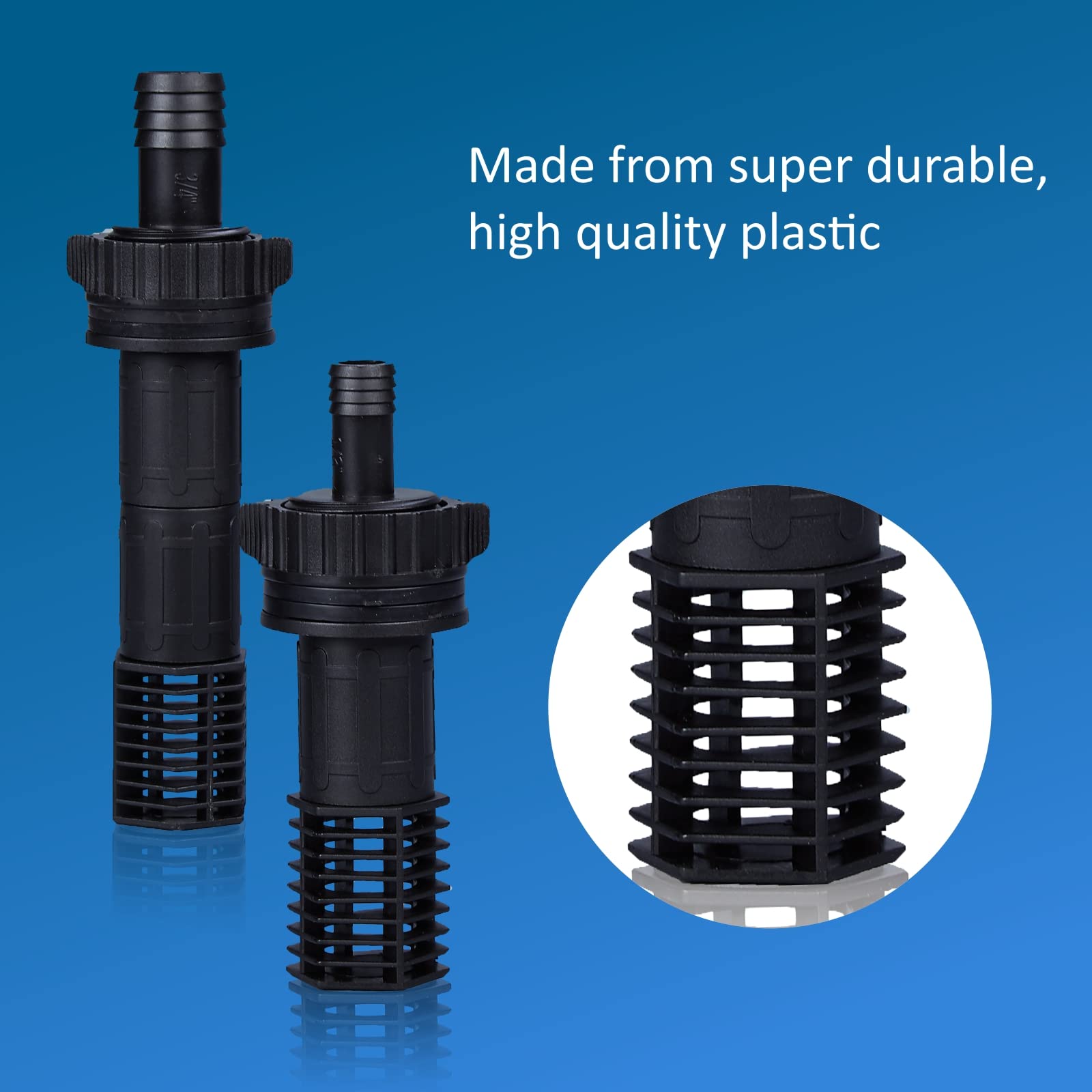 Toolazy Ebb and Flow screen fitting protects lines from debris