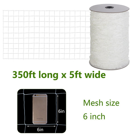 Toolazy Trellis Netting 6-inch mesh close-up showing sturdy plant-friendly nylon fibers.