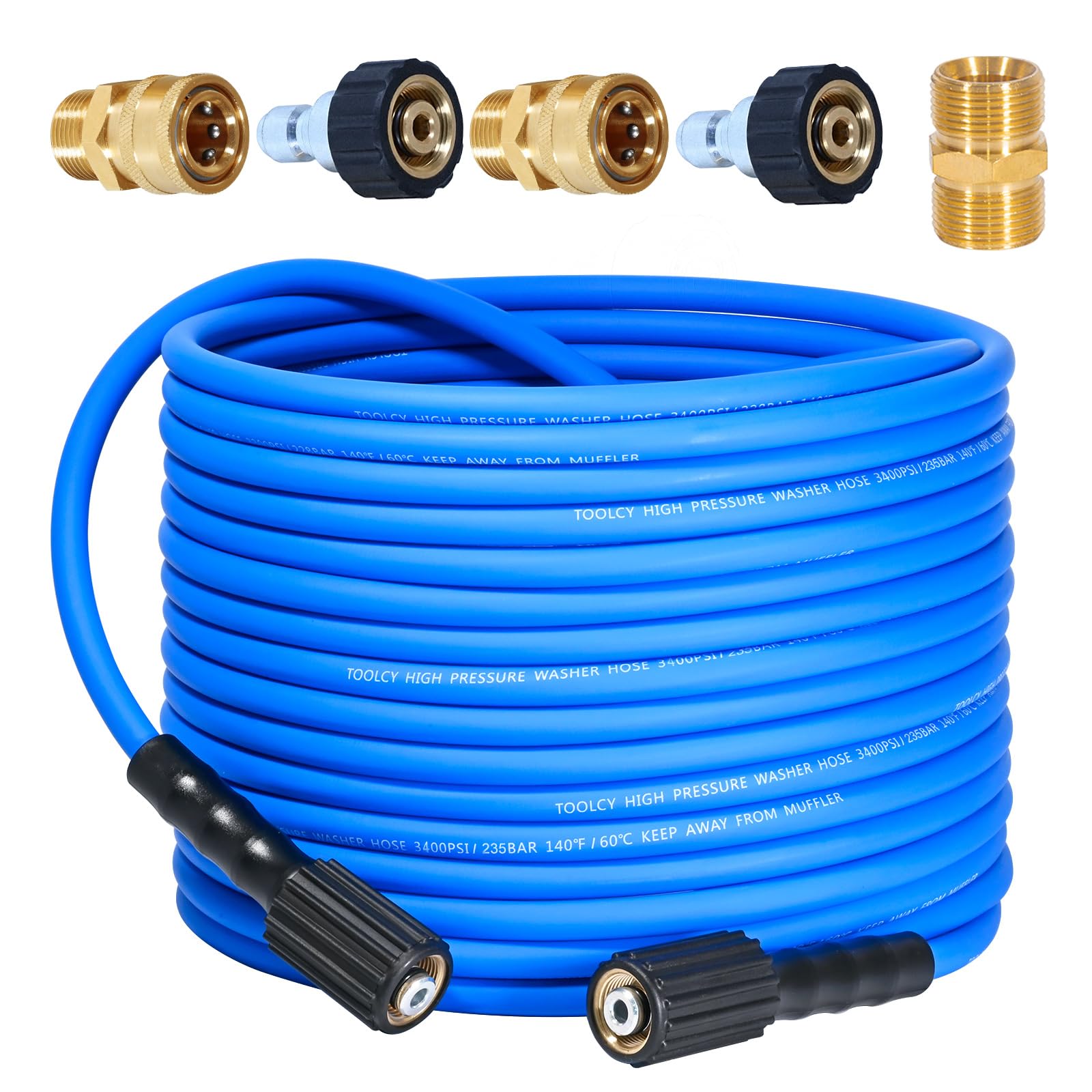 Toolcy 50ft hose coil storage for easy garage organization