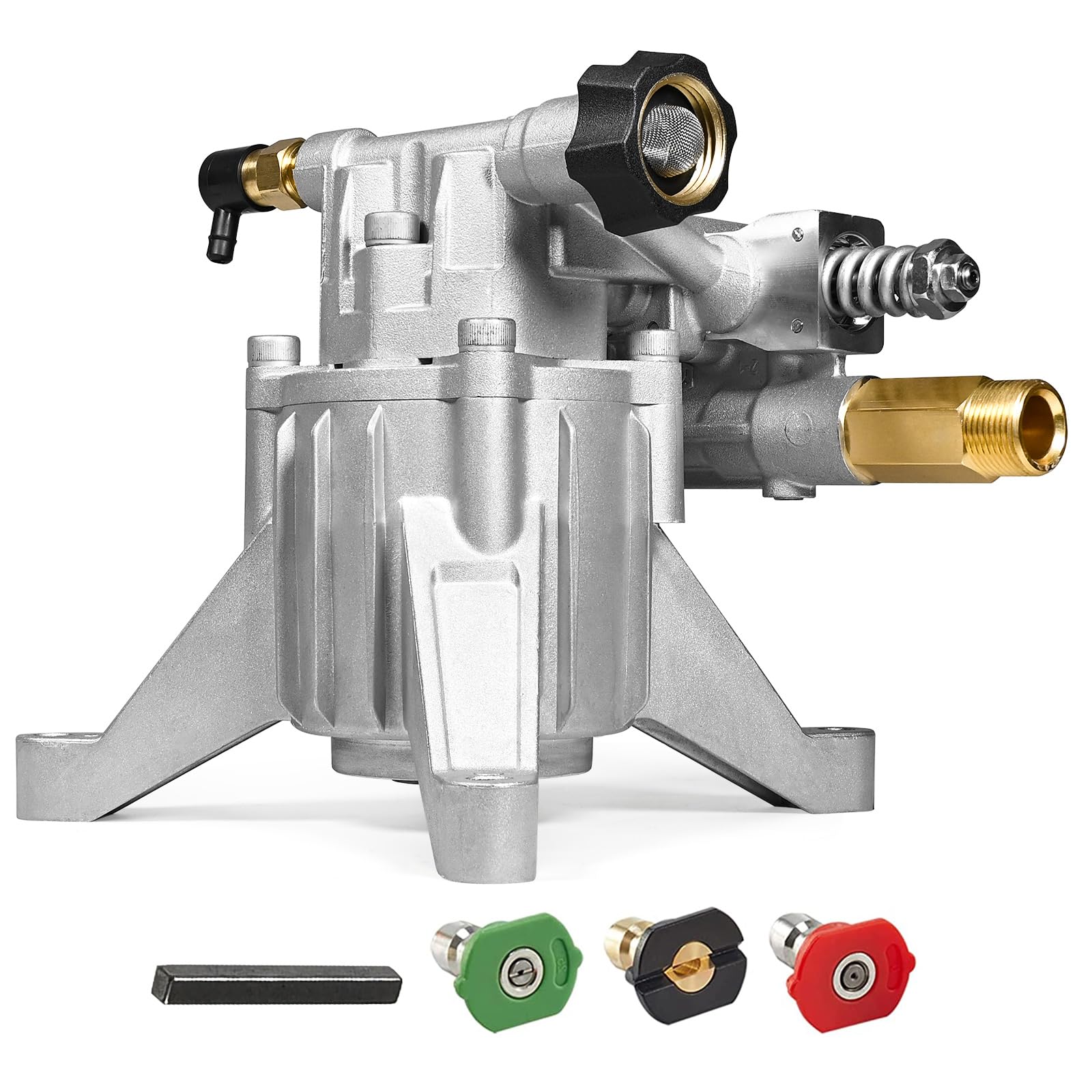Toolcy 7/8-inch shaft vertical pump front view for quick installation