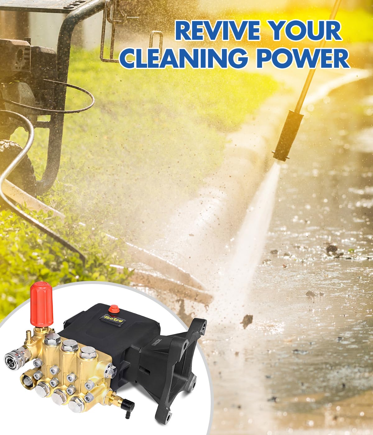 TOOLCY-compatible-with-honda-simpson-dewalt shows broad pump compatibility for many brands.