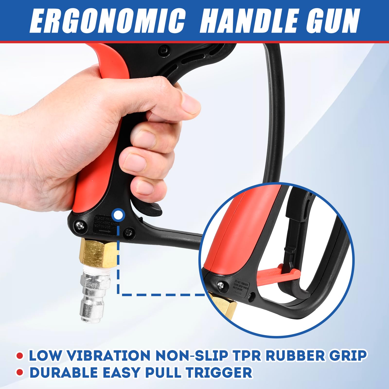 TOOLCY extension wand mid-length extends cleaning reach.