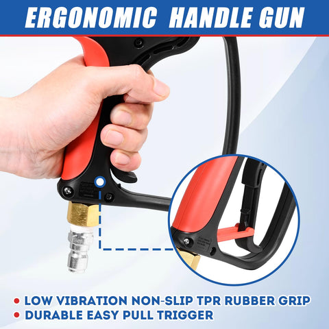 TOOLCY extension wand mid-length extends cleaning reach.