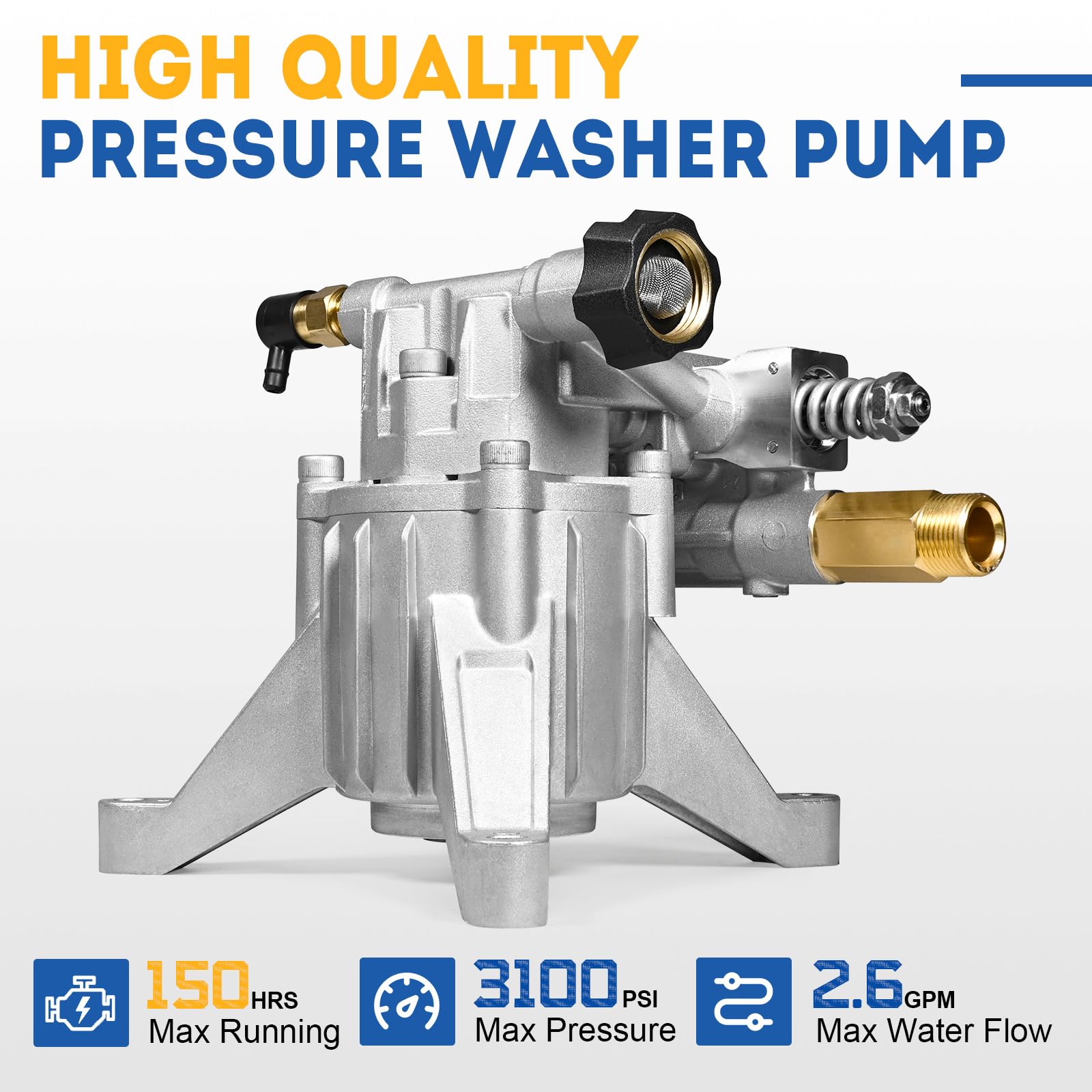 Toolcy nozzle set 0 and 25 degrees with soap option for versatile cleaning