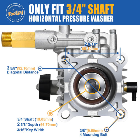TOOLCY end cap and shaft view for smooth operation and easy replacement