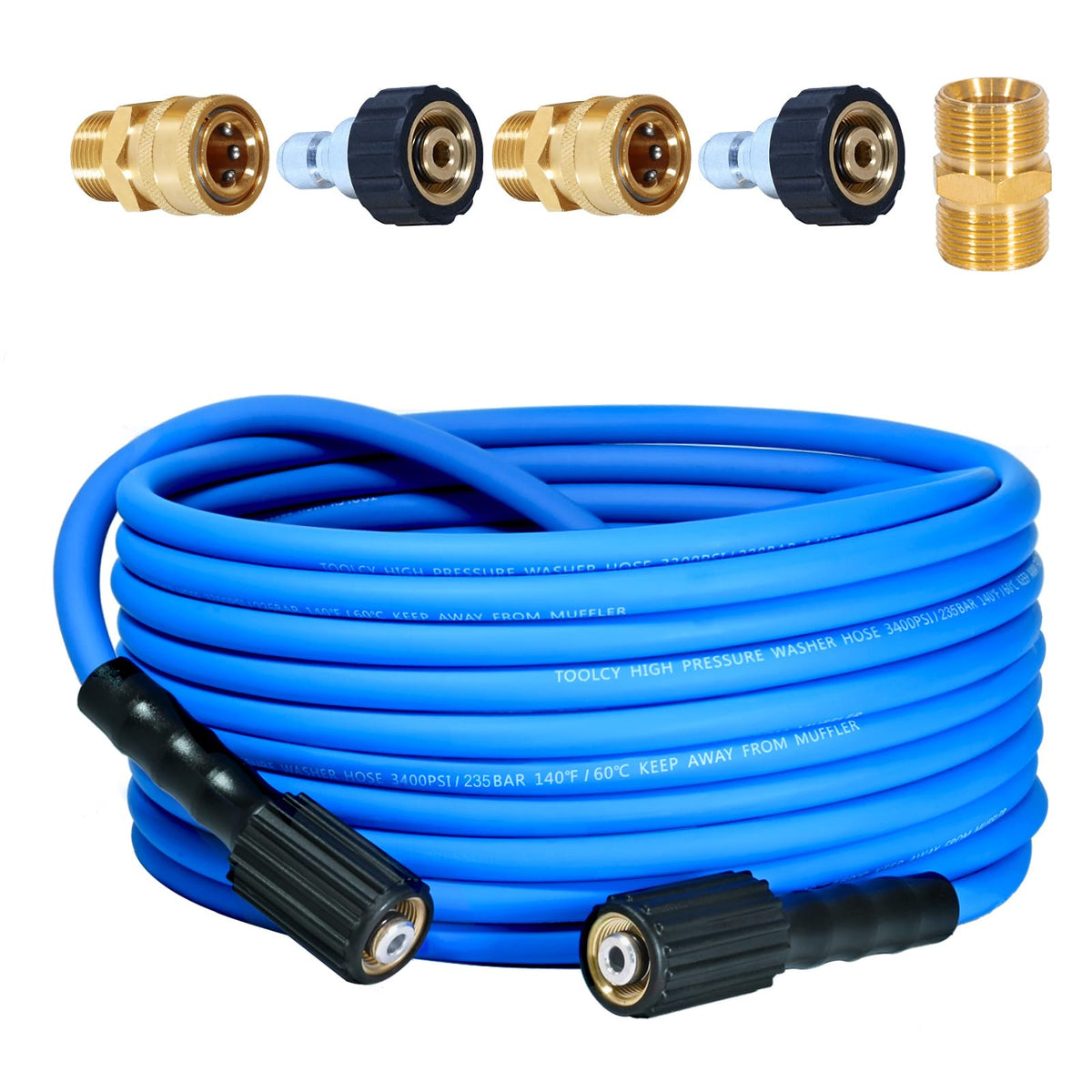 Toolcy 30ft flexible hose ready for easy handling