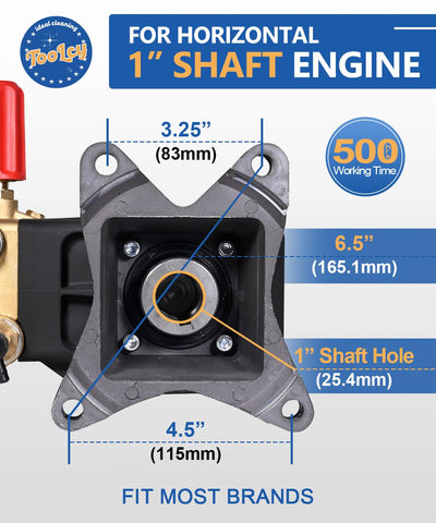 TOOLCY-triplex plunger design promotes smooth operation and long-lasting performance.