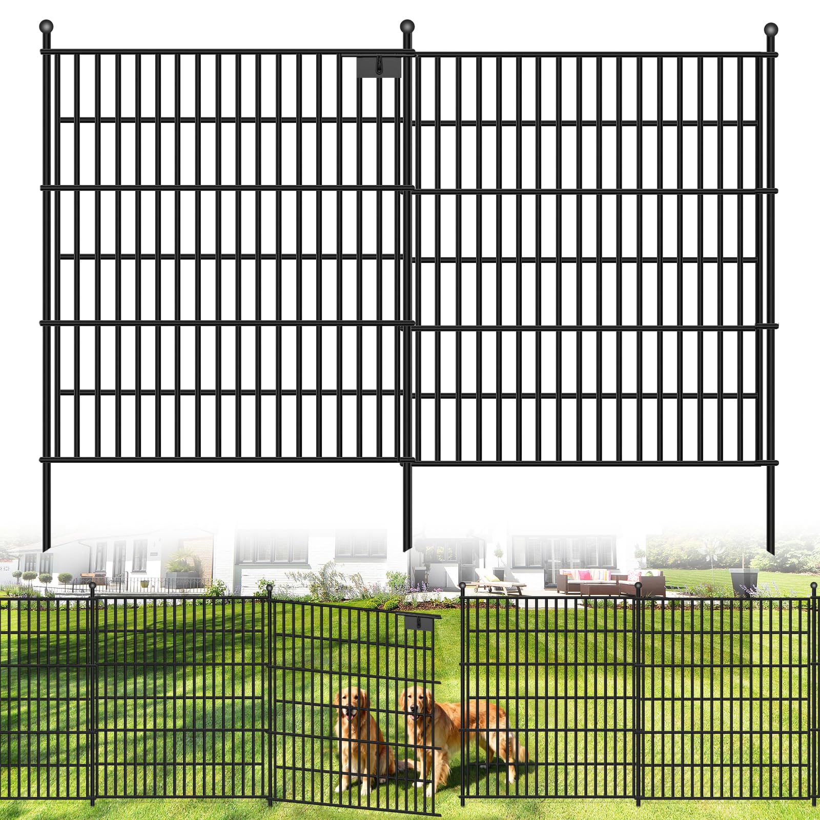 Toolterritary fence panel closeup highlights thick steel for durability.